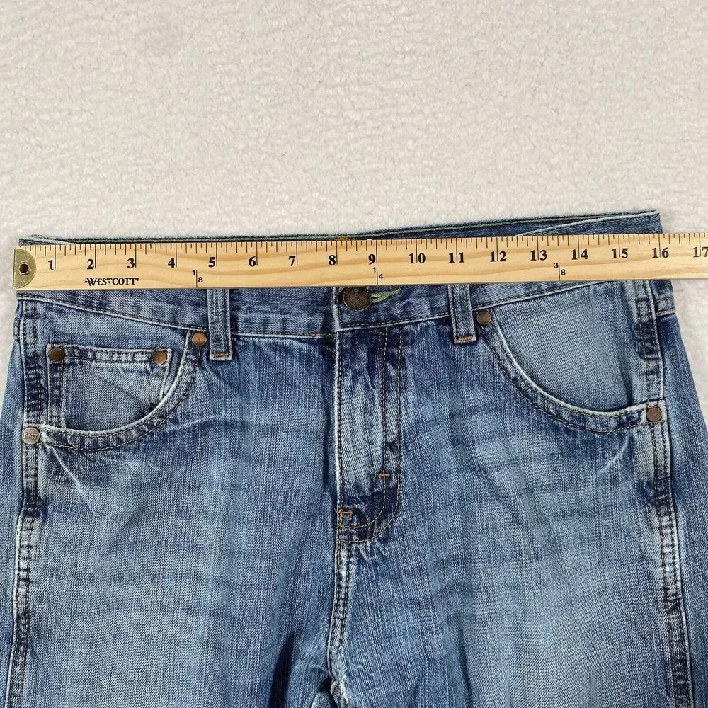 Wrangler Retro Jeans Mens 30x32 (Real‎ 32x31) Slim Straight Denim Work Pants